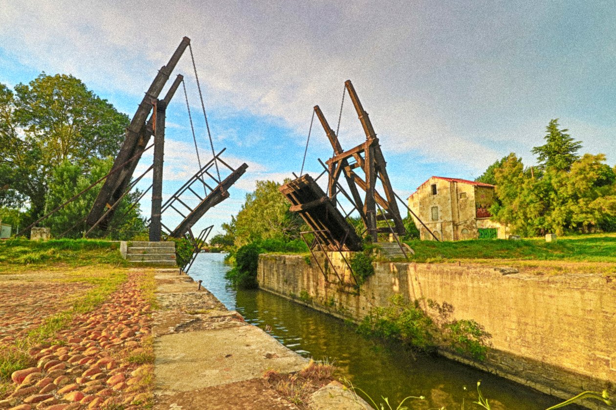 Van Gogh, most Langlois v Arles (foto) od Unbekannt