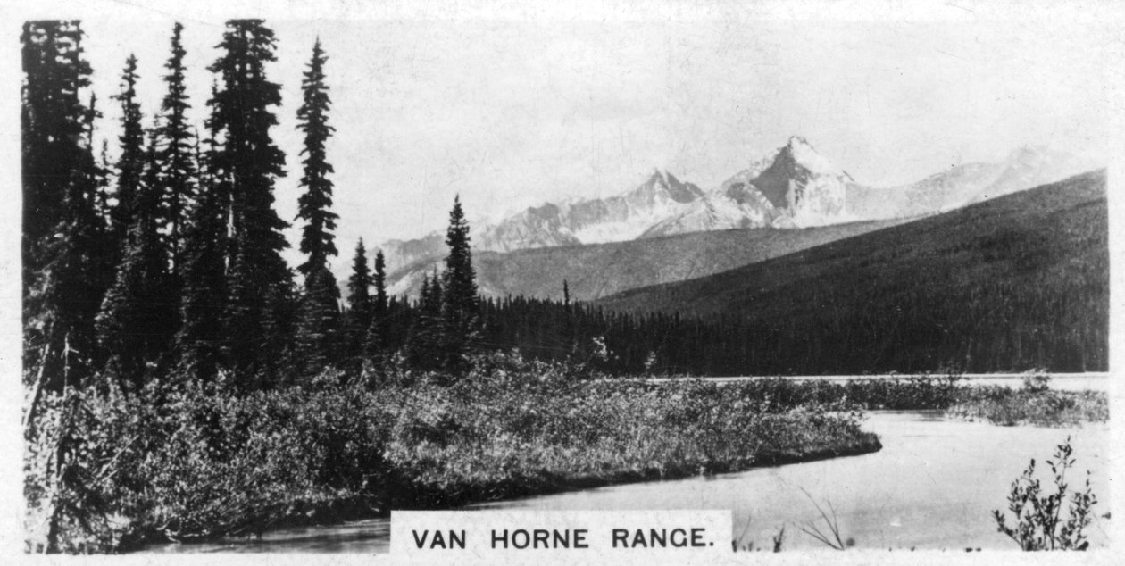 Van Horne Range, kanadské Skalisté hory, 20. léta 20. století od Unbekannt