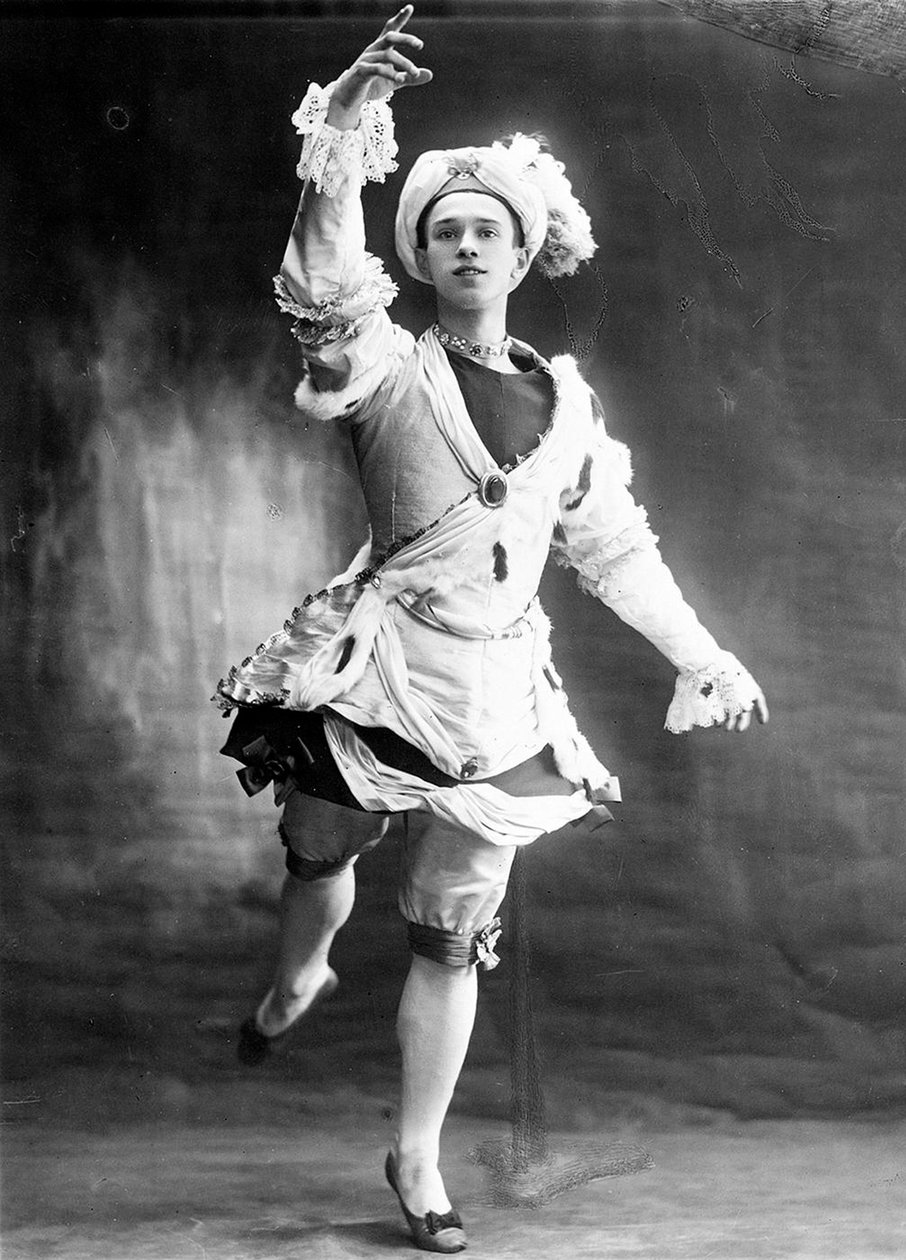 Václav Nižinskij, ruský baletní tanečník, 1909 od Unbekannt
