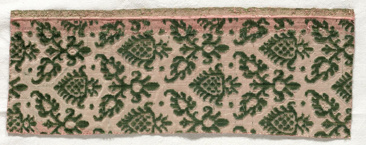 Sametový fragment, 1500s. od Unbekannt