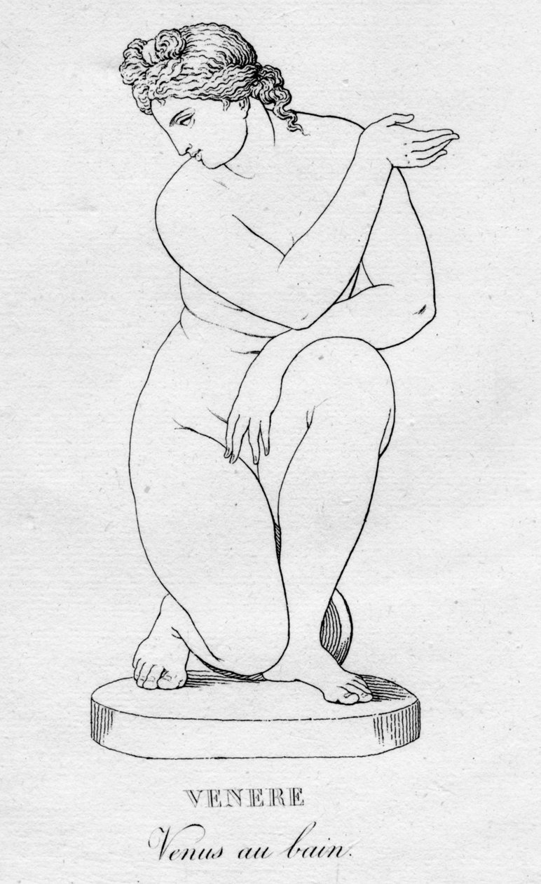 Venere Venus au bain, c1850 od Unbekannt