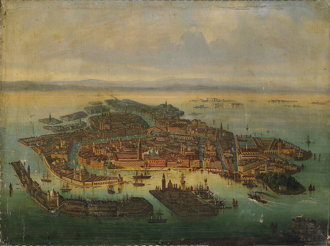 Benátky, 1800 od Unbekannt