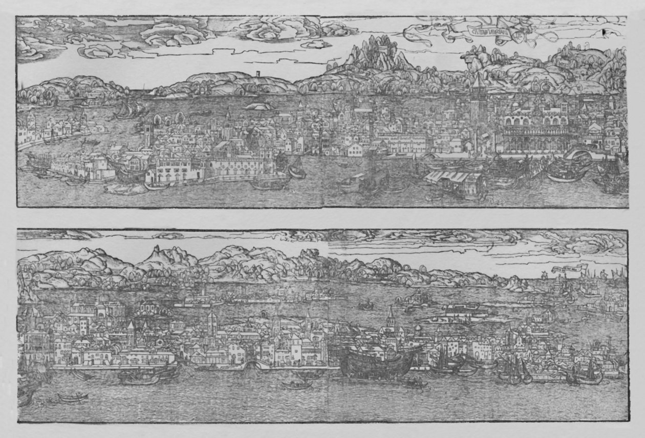 Benátky v roce 1502, 1925. od Unbekannt