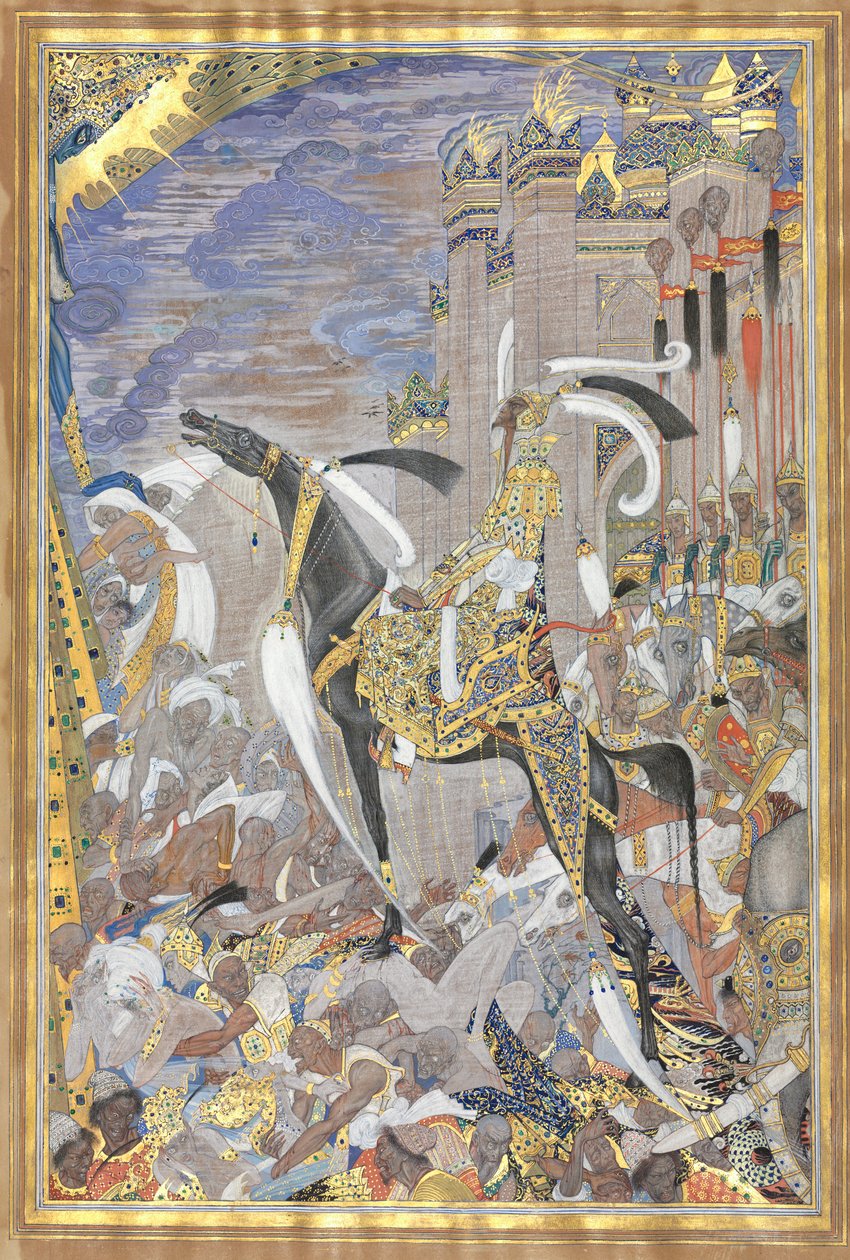 Vítězná armáda vstoupila do města po obležení, 1700-1800. od Unbekannt