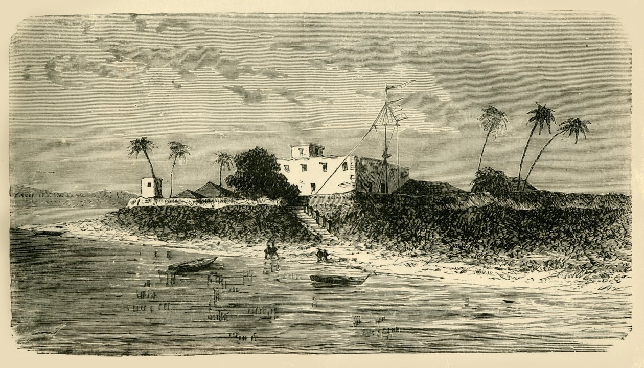 Pohled na ústí Hooghly, 1890. od Unbekannt