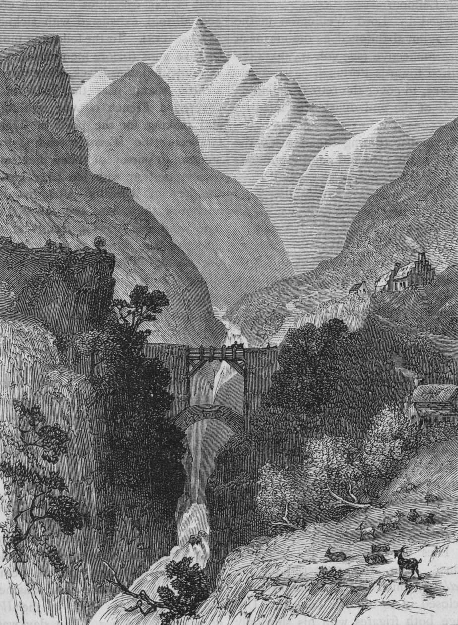 Pohled v Pyrenejích, c1880 od Unbekannt