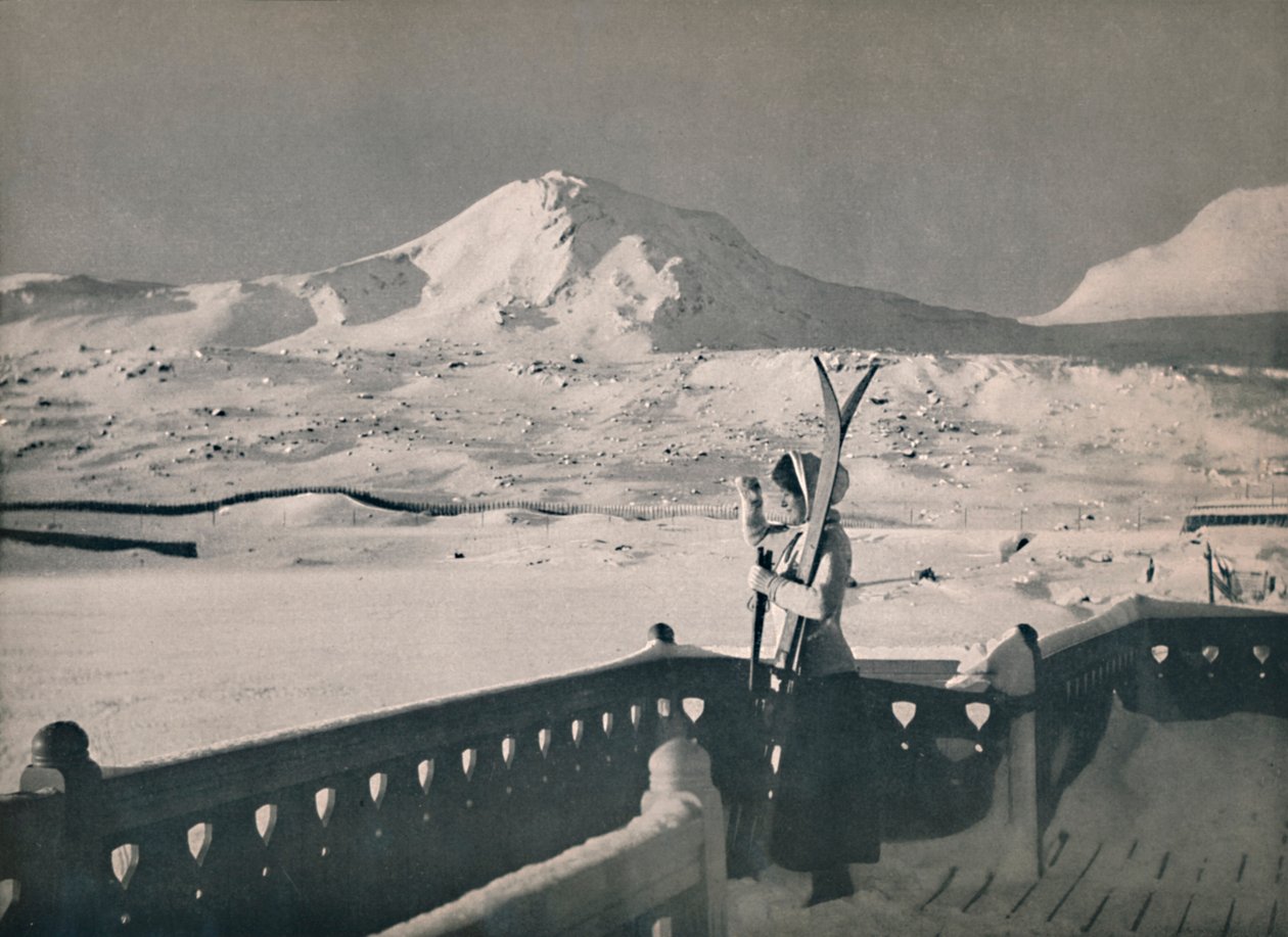 Pohled na Finse, Bergenská železnice, 1914. od Unbekannt