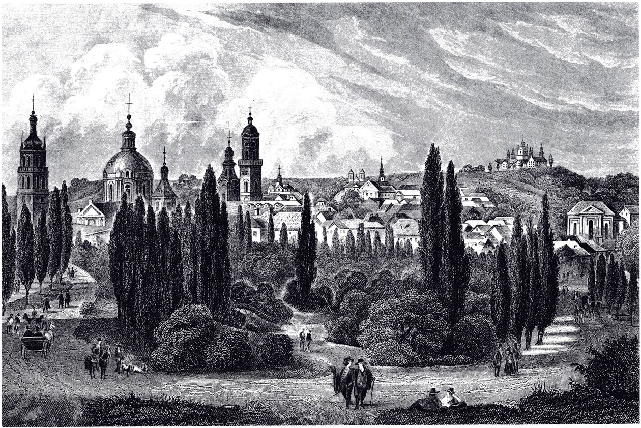 Pohled na Lemberg, cca 1845 od Unbekannt