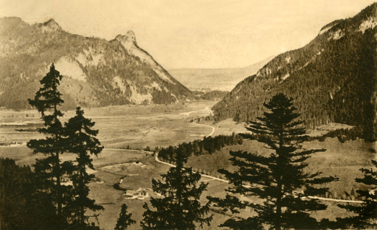 Pohled na Oberammergau, c1922. od Unbekannt