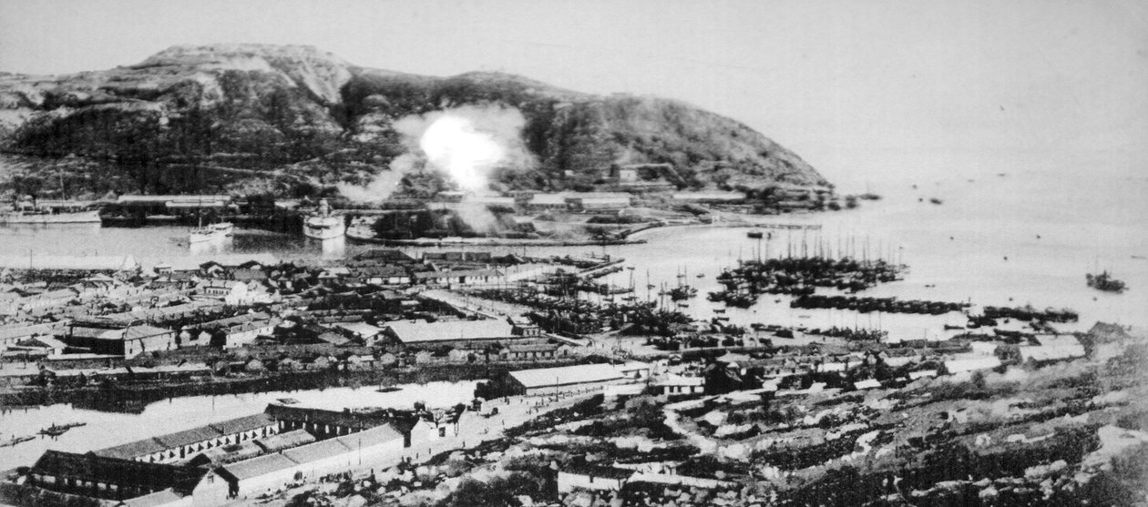 Pohled na Port Arthur, Manchuria, 1904. od Unbekannt