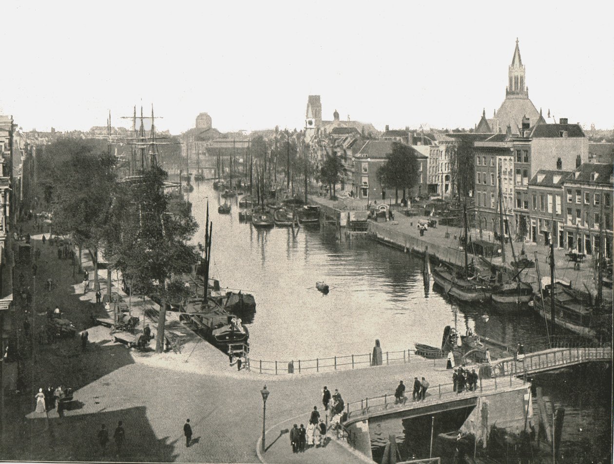 Pohled na Rotterdam, Nizozemsko, 1895. od Unbekannt