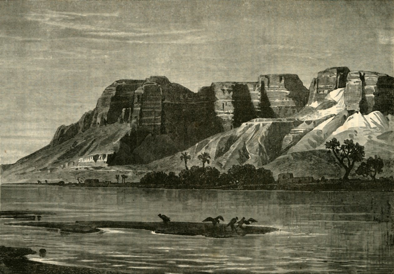 Pohled na Nil, 1890. od Unbekannt