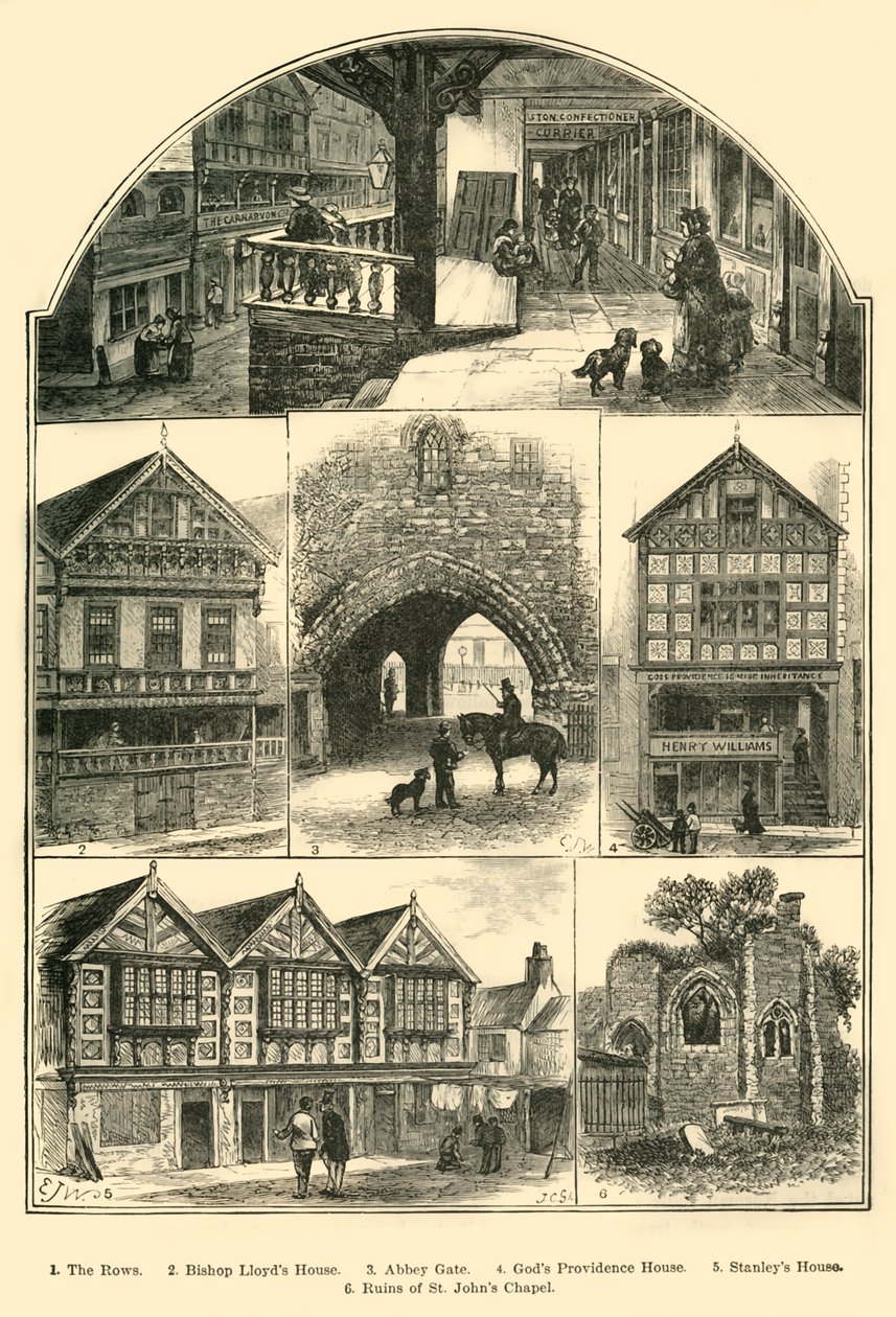 Pohledy v Chesteru, 1898. od Unbekannt