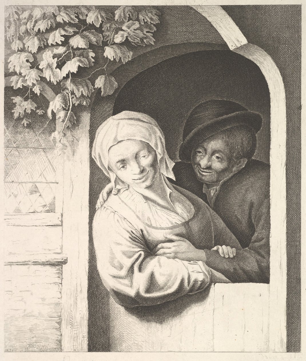Vesnická dívka, 1610-85. od Unbekannt