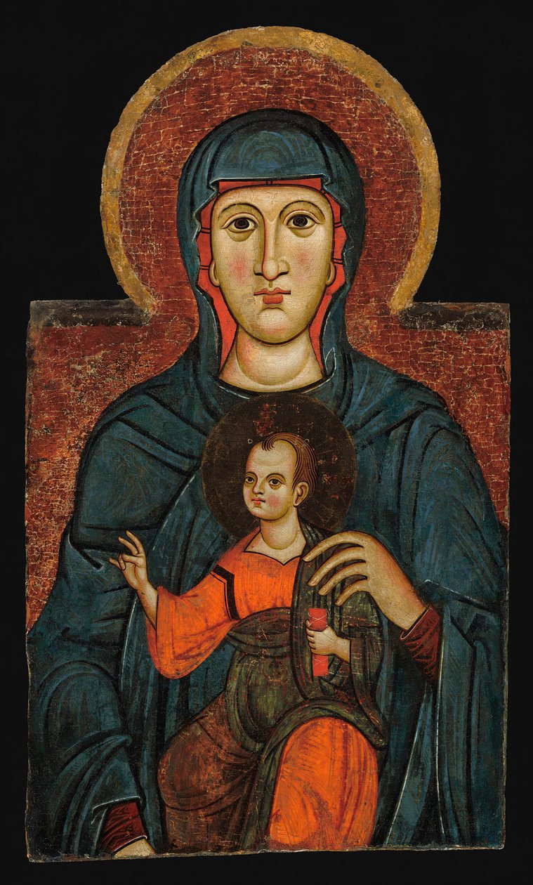 Panna a dítě, asi 1270. od Unbekannt