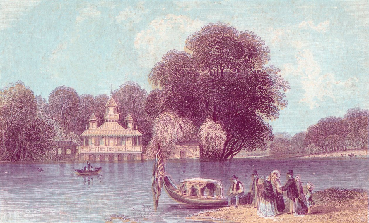 Virginia Water, 19. století. od Unbekannt