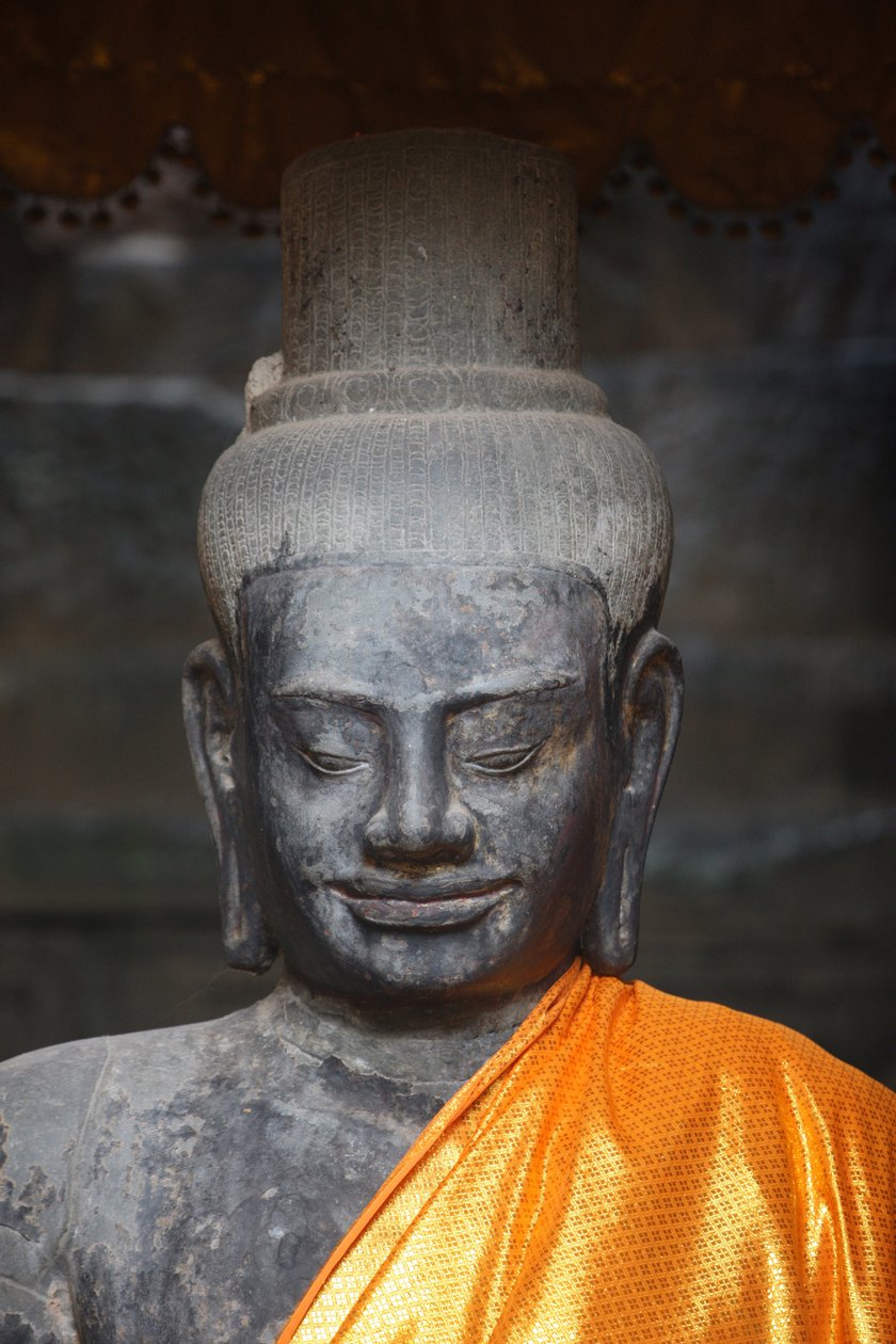 Socha Višnua. Angkor Wat. Siem Reap Kambodža od Unbekannt