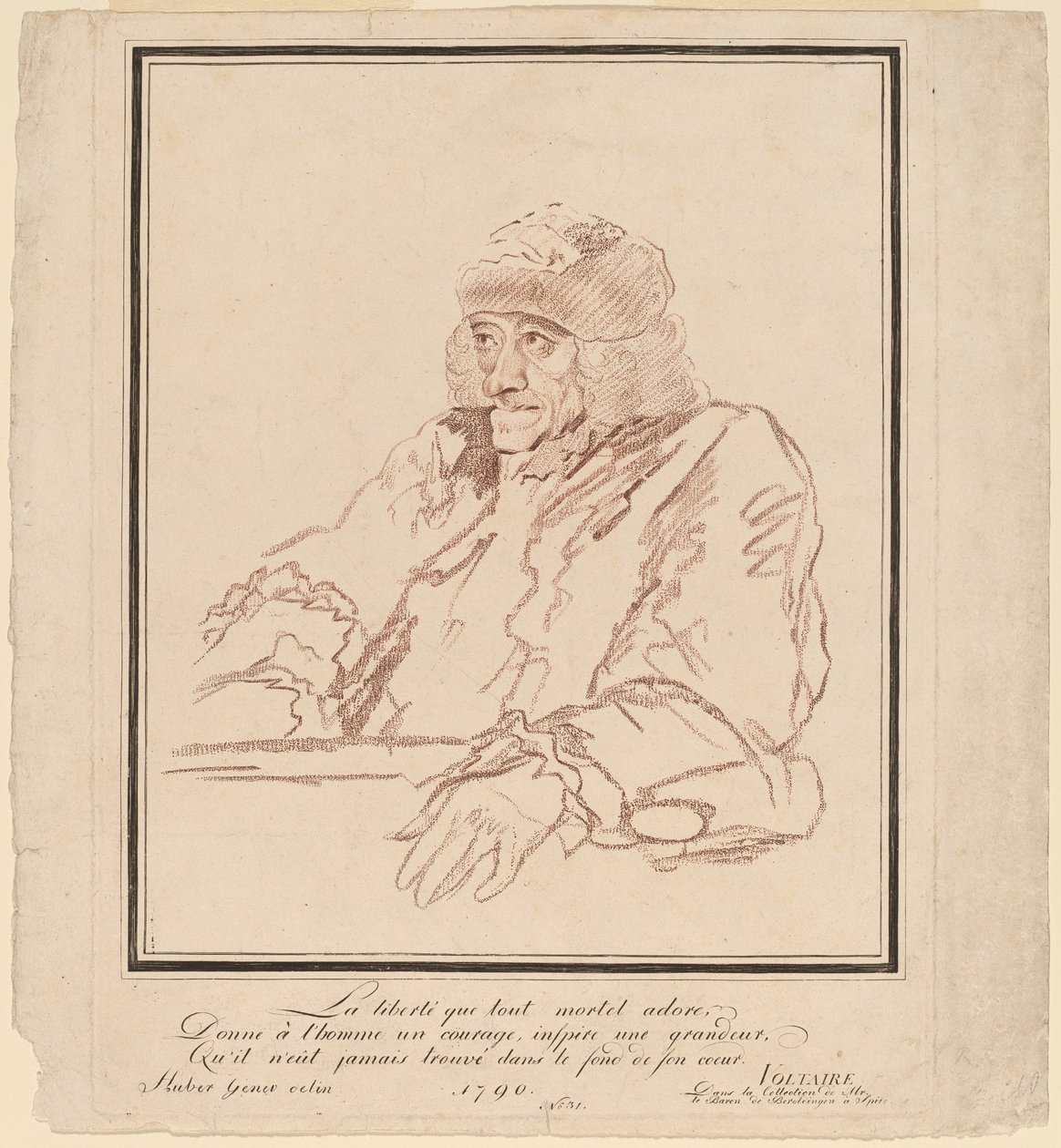 Voltaire, 1790. od Unbekannt