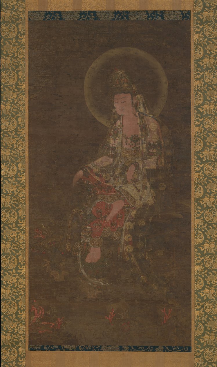 Vodní měsíc Avalokiteshvara, 14. století. od Unbekannt