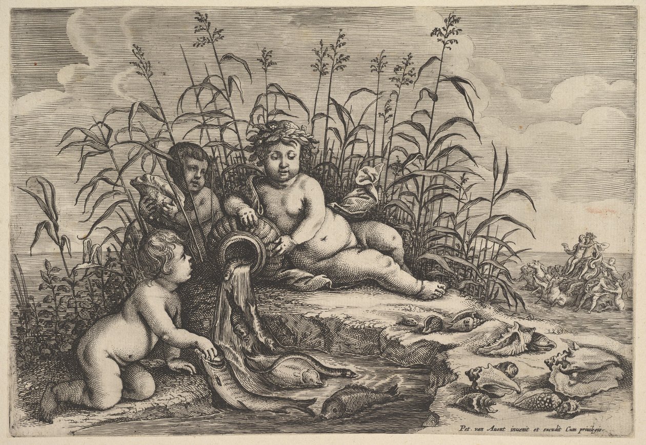 Voda ze čtyř živlů, po Avontu, 1647. od Unbekannt