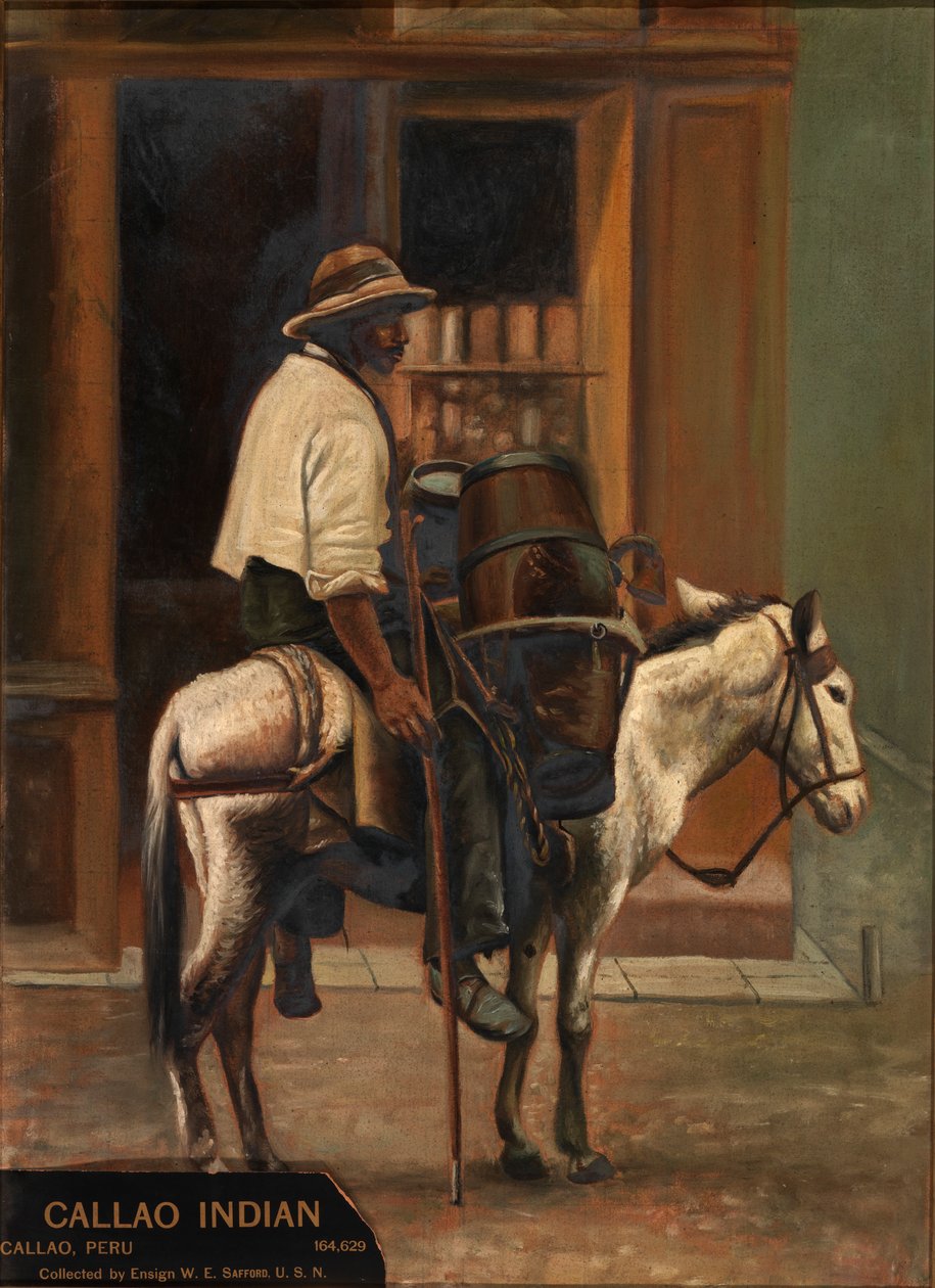Waterman of Callao, ca. 1890-1892. od Unbekannt