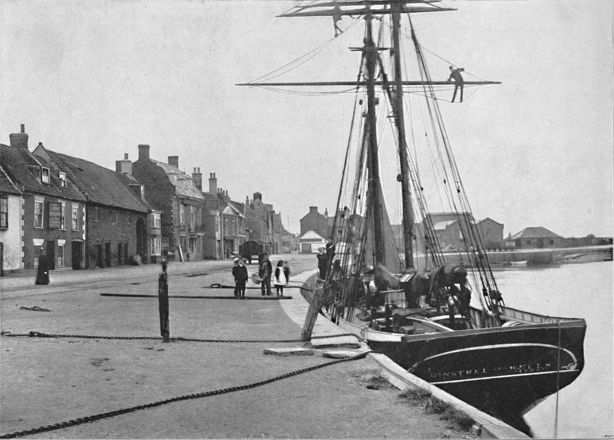 Wells - The Quay, 1895 od Unbekannt