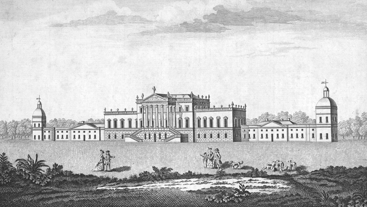 Wentworth Woodhouse, Yorkshire, c1780 od Unbekannt