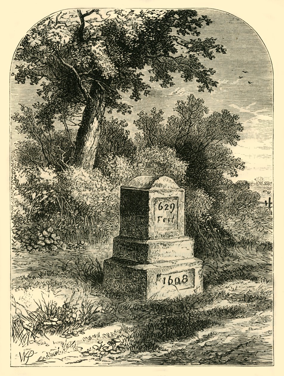 Whittingtons Stone v roce 1820, c1876. od Unbekannt