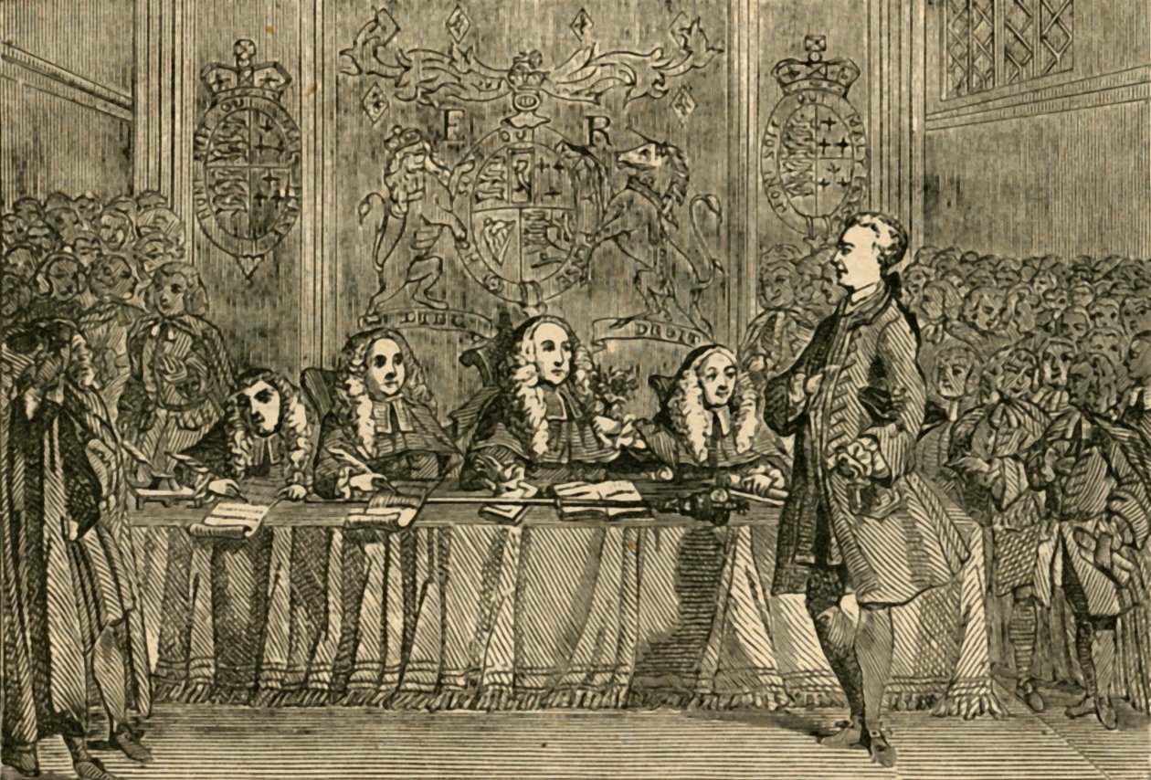 Wilkes ve svém procesu, 1897. od Unbekannt