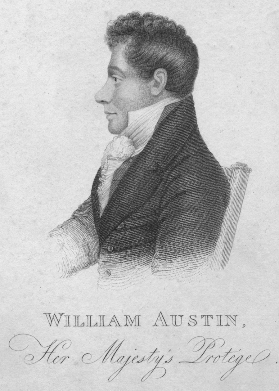 William Austin, chráněnec Jejího Veličenstva, c1820. od Unbekannt