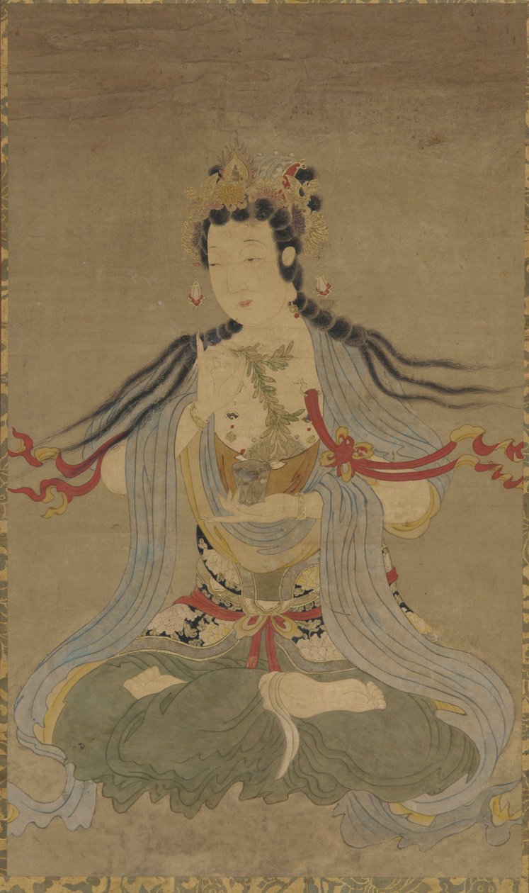 Vrba Guanyin, dynastie Ming, 17. století. od Unbekannt