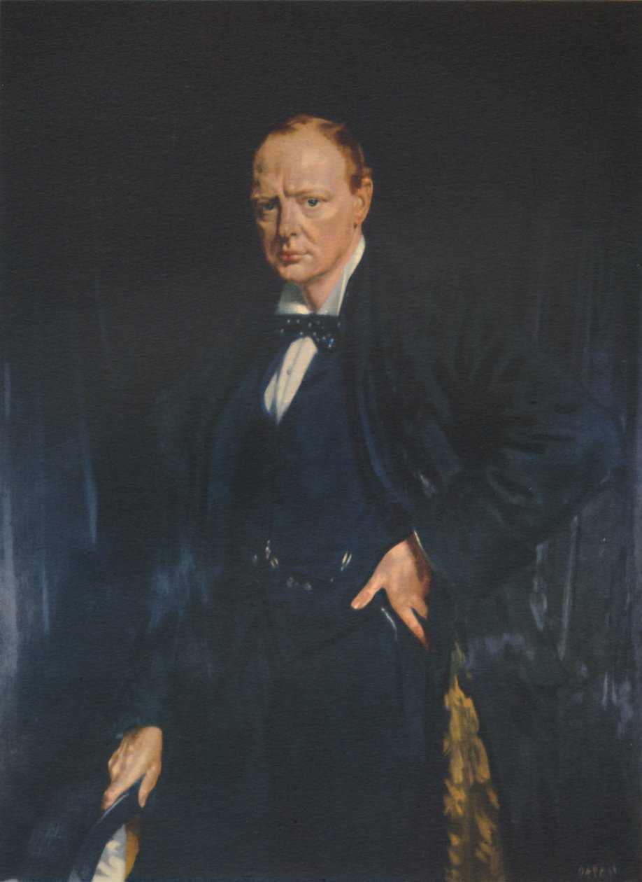 Winston Churchill, c1916, 1941 od Unbekannt