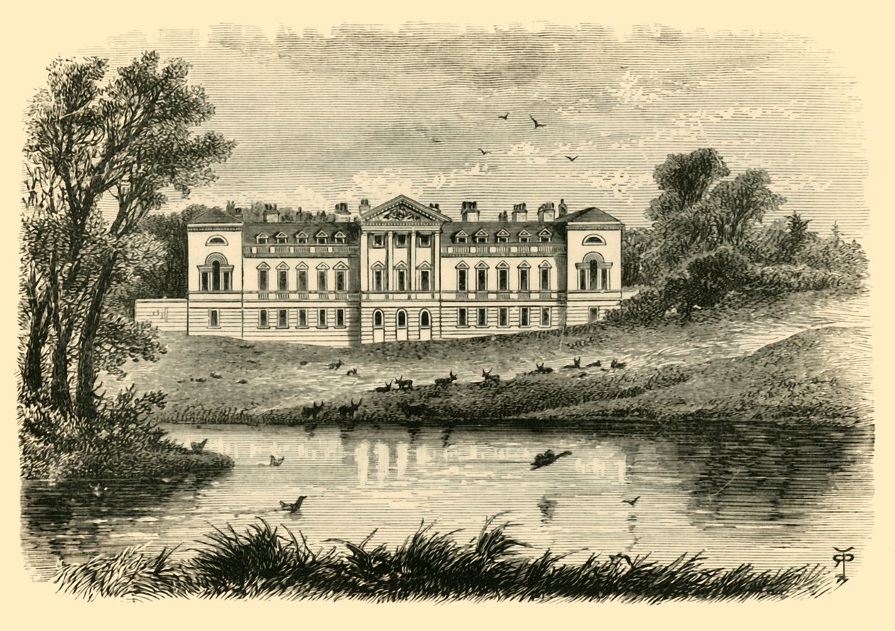 Woburn Abbey - The West Front, 1898. od Unbekannt