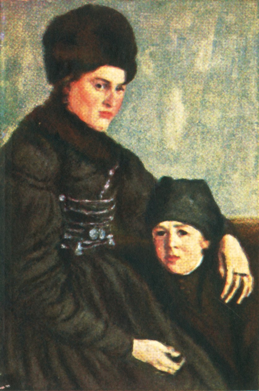 Žena z Dachau s dítětem, c1928. od Unbekannt