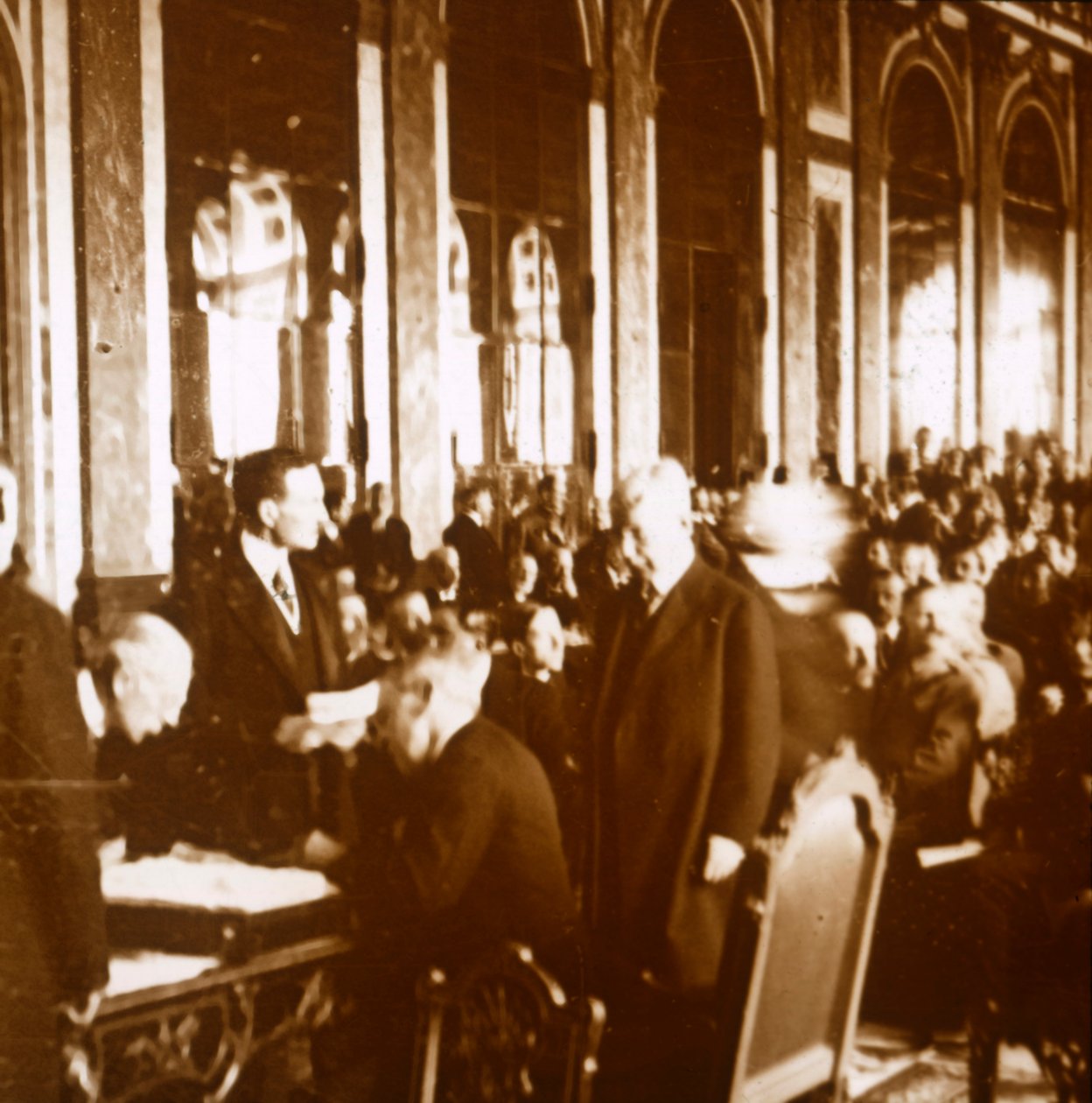 Woodrow Wilson, Versailleská smlouva, Francie, 1919 od Unbekannt