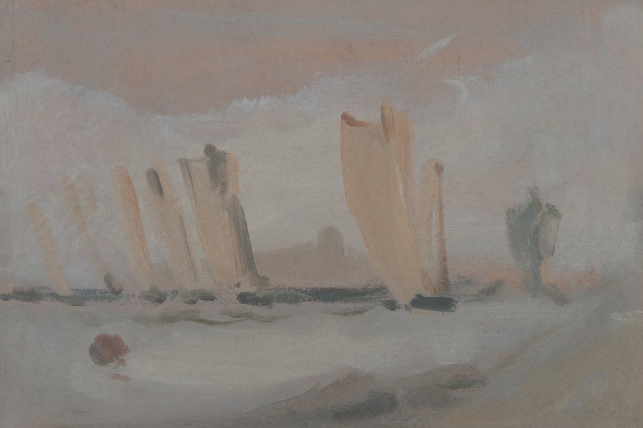 Závody jachet na Solentu, ca. 1827. od Unbekannt
