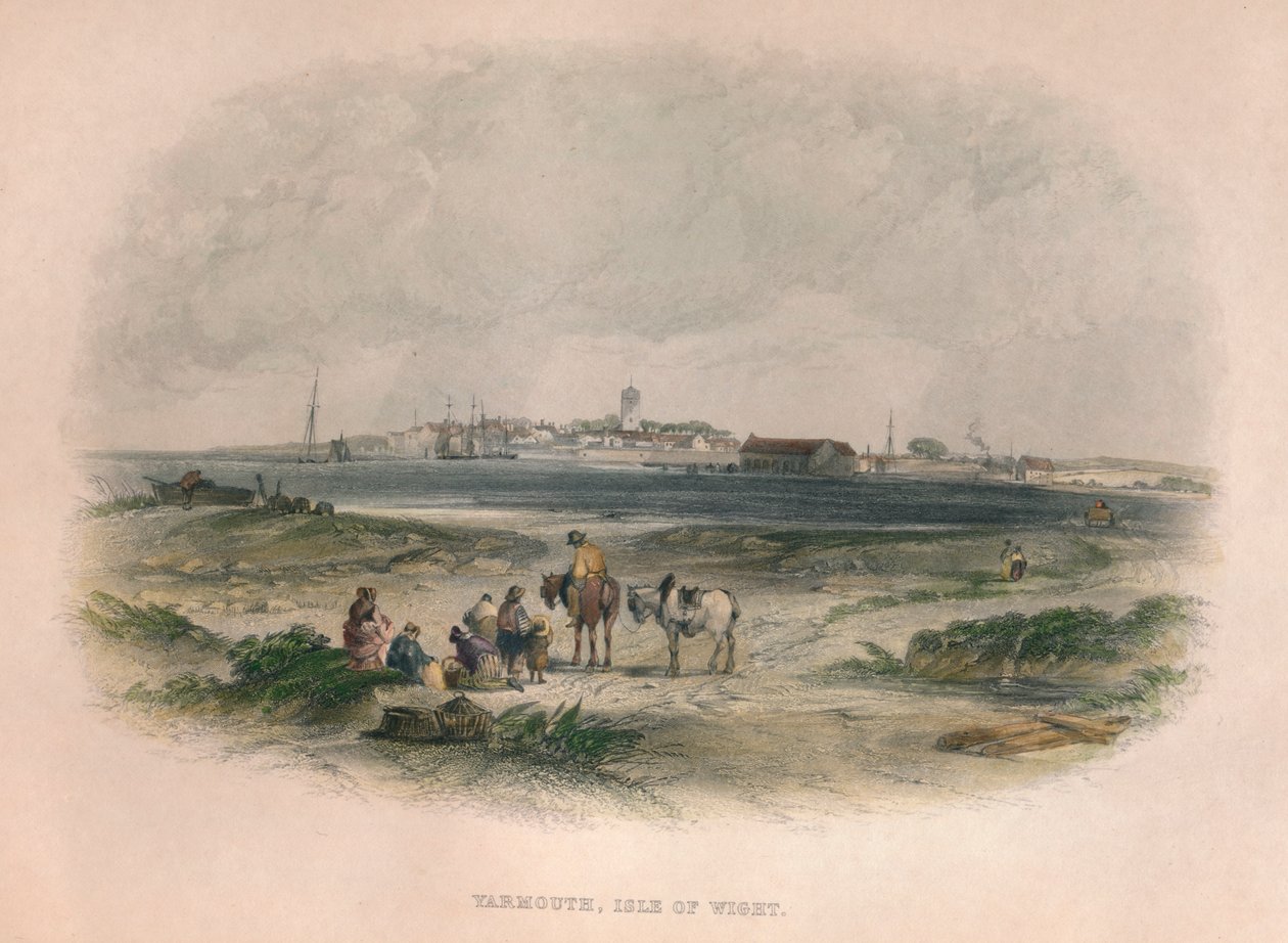 Yarmouth, Isle of Wight, 19. století. od Unbekannt