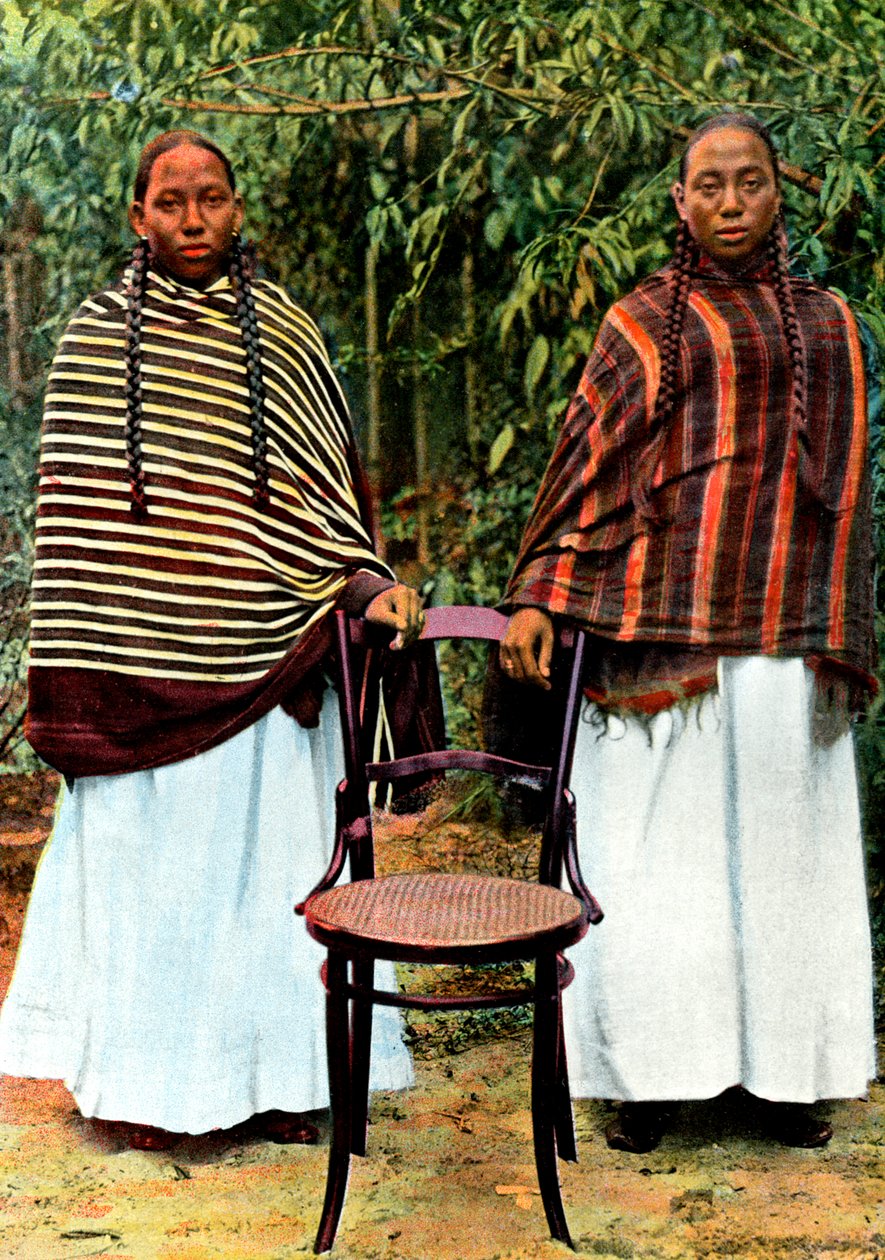Mladé ženy Hova, Madagaskar, konec 19. století od Unbekannt