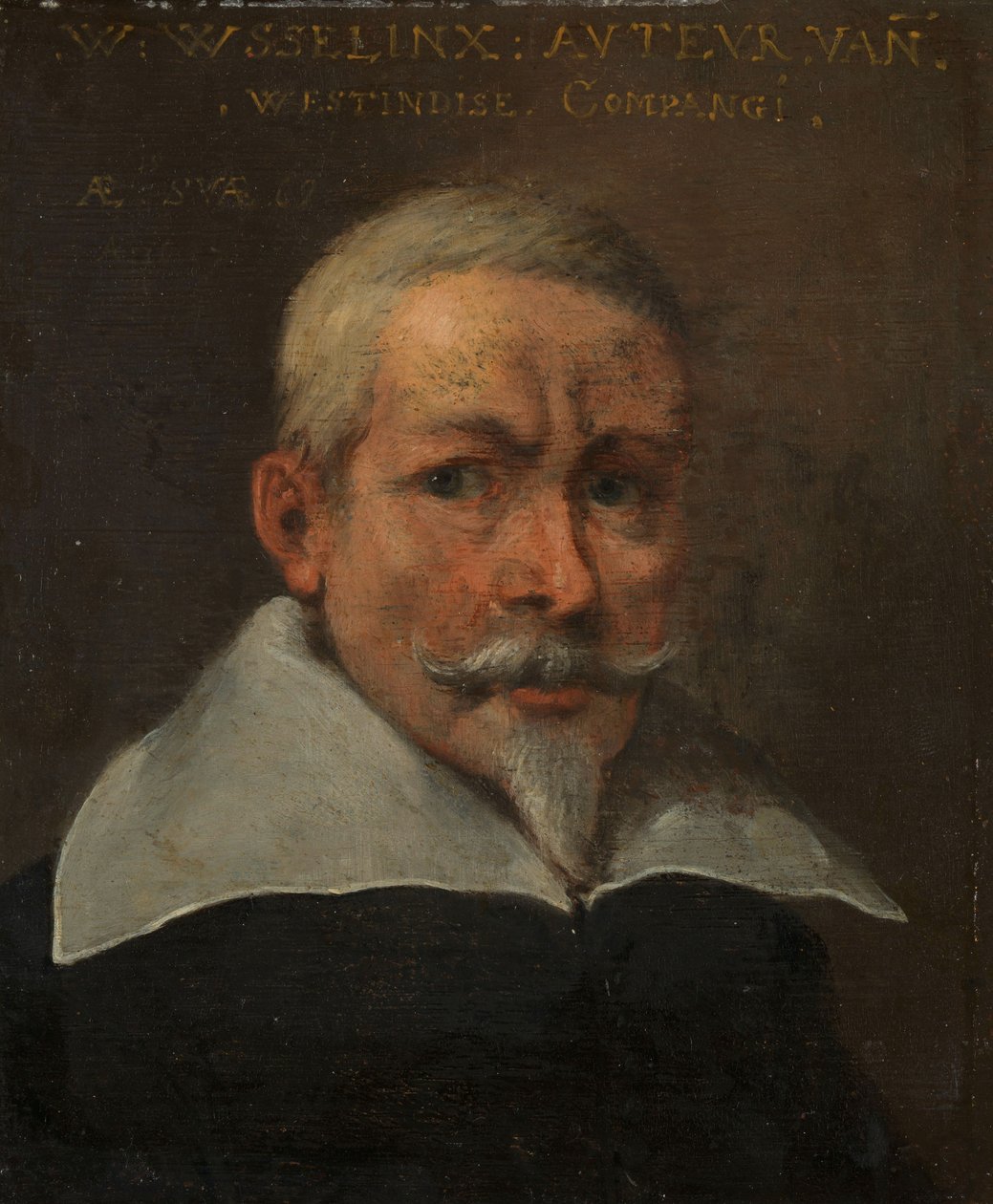 Portrét Willema Usselinxe, 1637 od Unbekannt Unbekannt