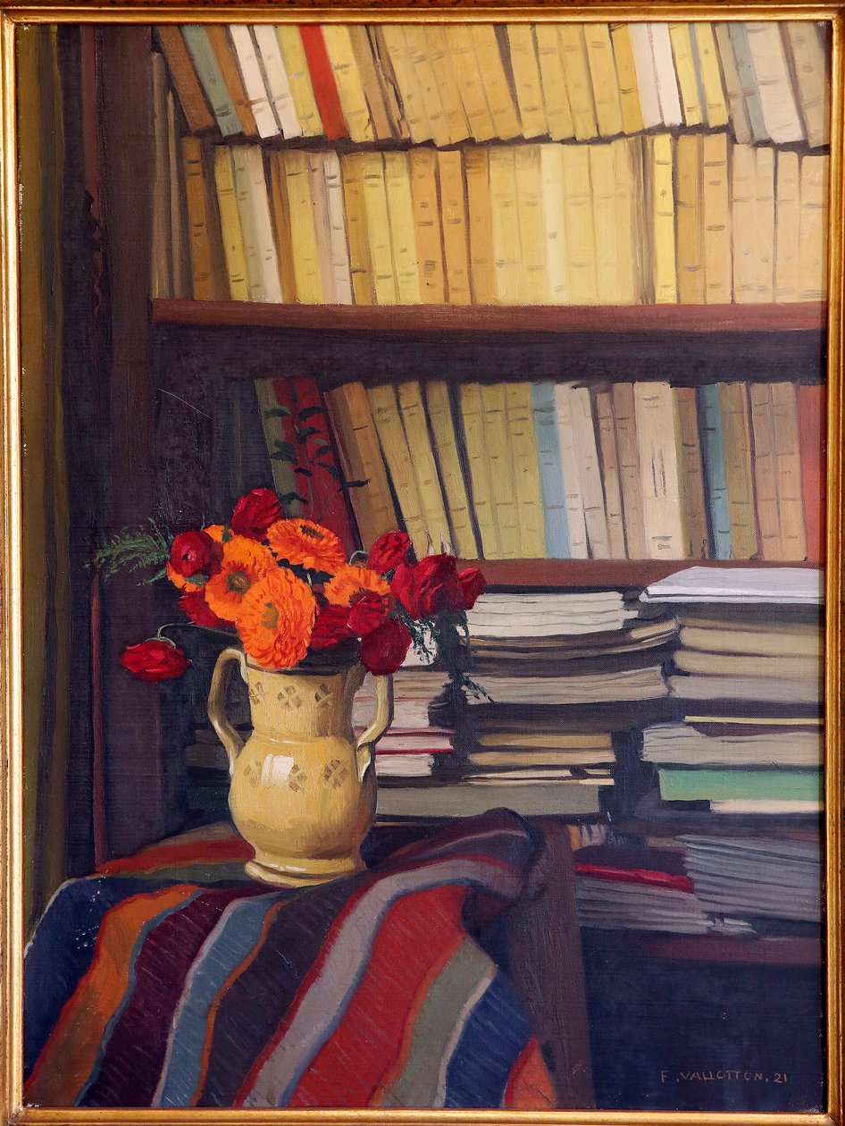 Muzeum Maurice Denise, Saint Germain en Laye, Francie, Felix Vallotton, La biblioth que od Unbekannt Unbekannt