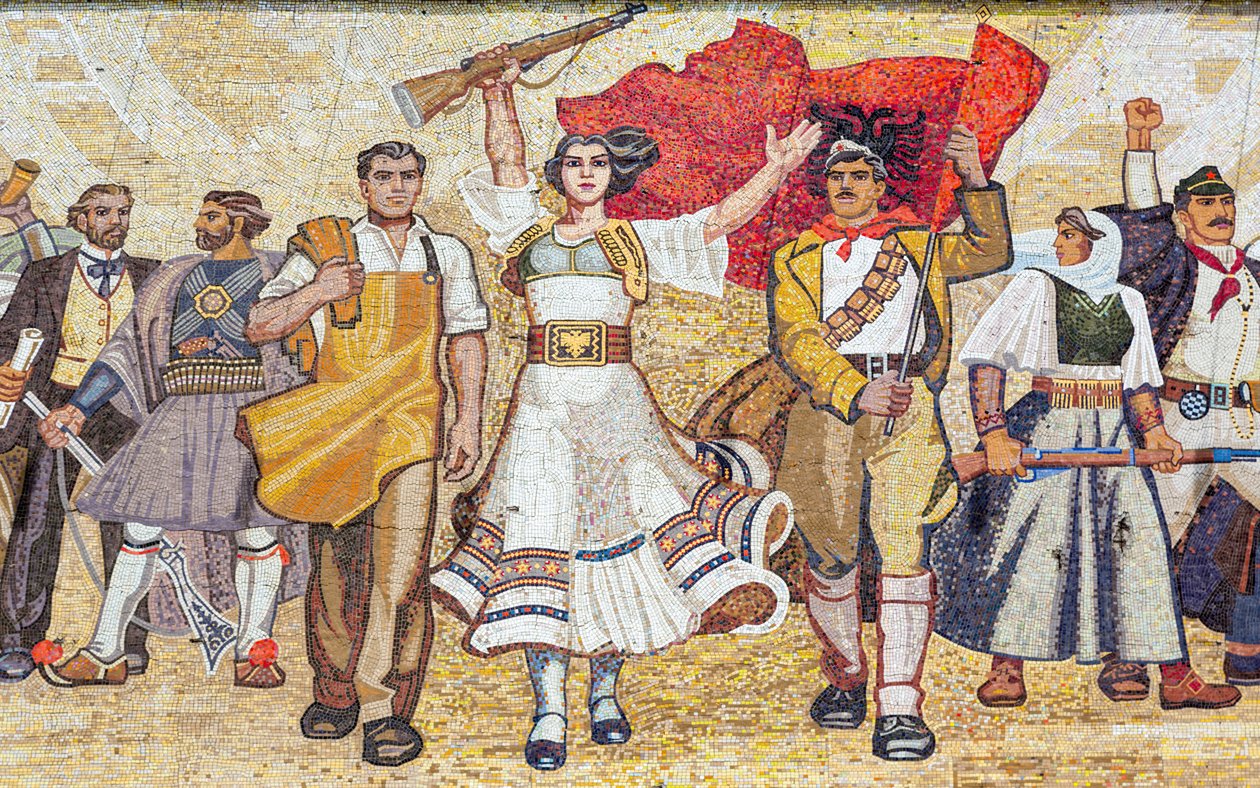 Mozaika albánské historie, Tirana, Albánie od Unbekannt Unbekannt