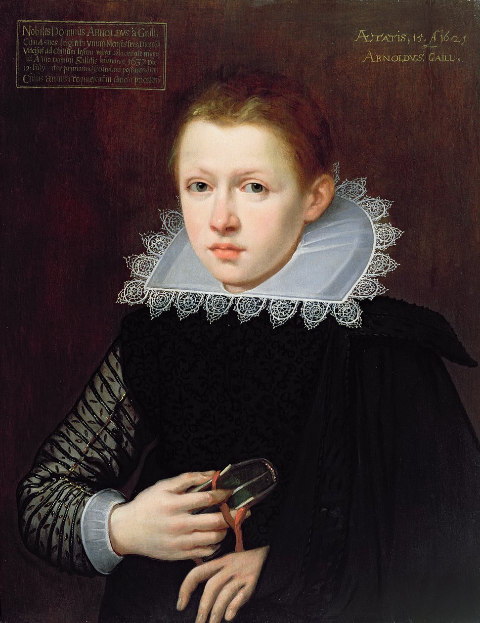 Portrét mladého chlapce, 1621 od Unbekannt Unbekannt