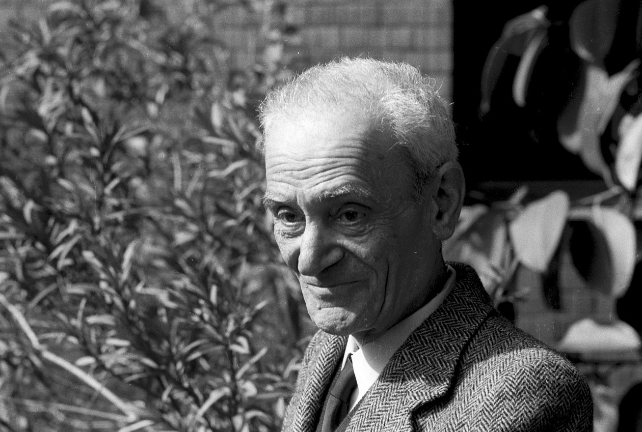 Portrét italského básníka Giorgia Caproniho, 1985 od Unbekannt Unbekannt