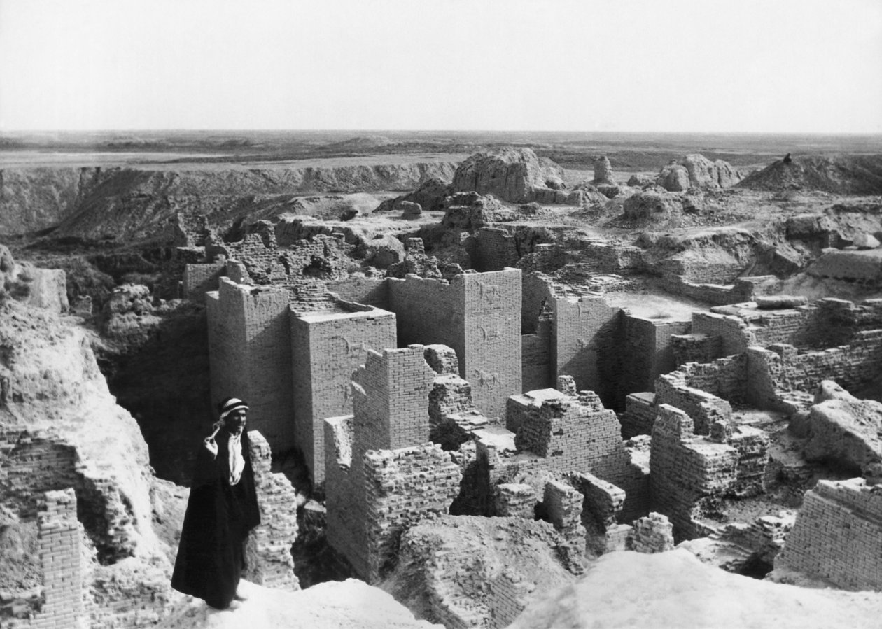 Ruins Of Babylon, Babylon, Irák, 25. dubna 1932 od Unbekannt Unbekannt