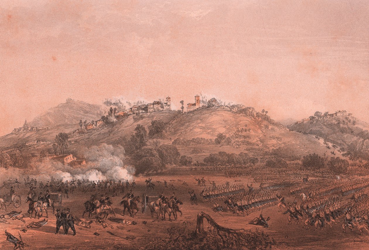 Bitva o Montebello, Lombardie od William M. Timlin