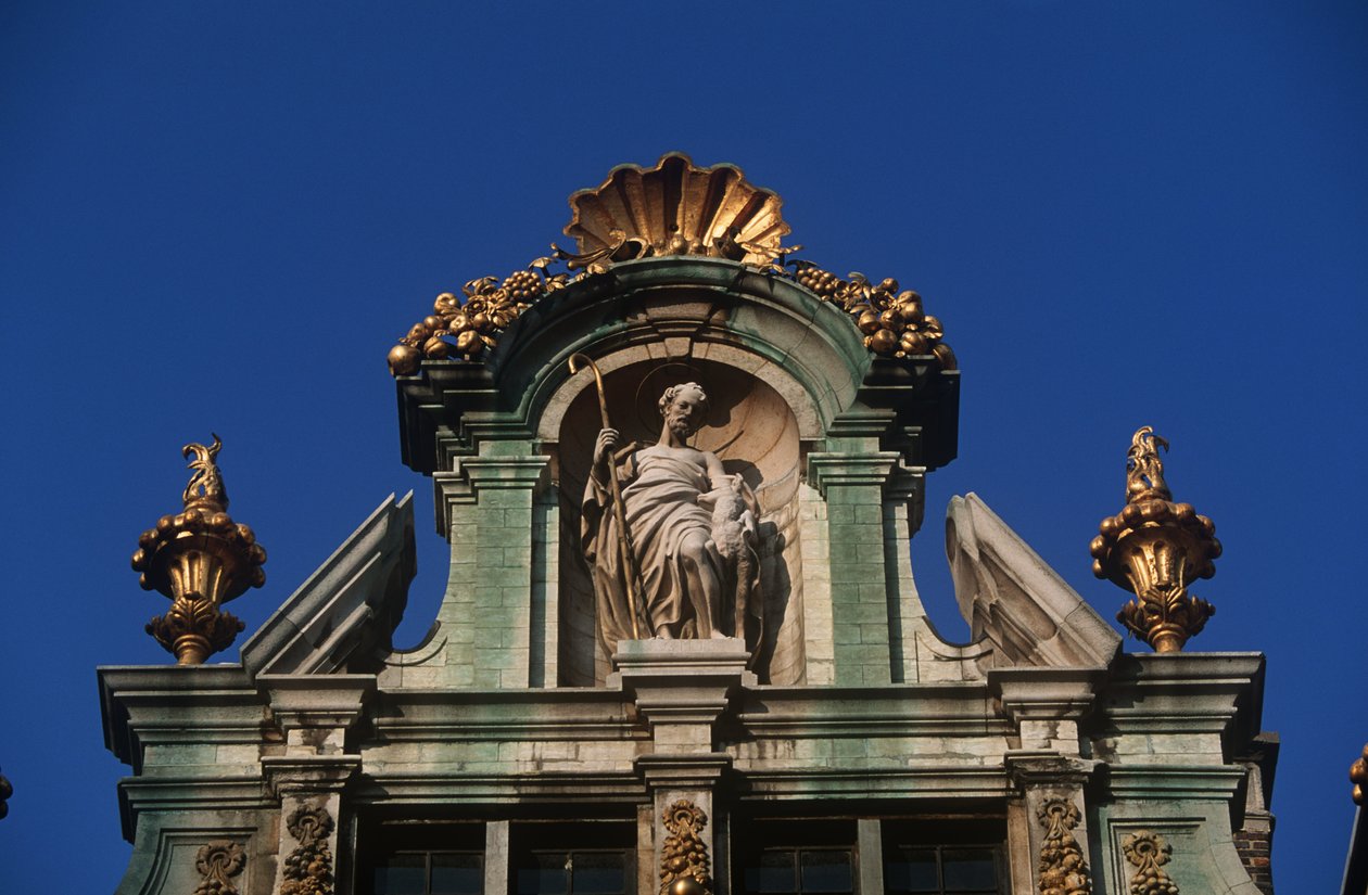 Belgie, Brusel, Grand Place, architektonický detail od Benjamin Baud