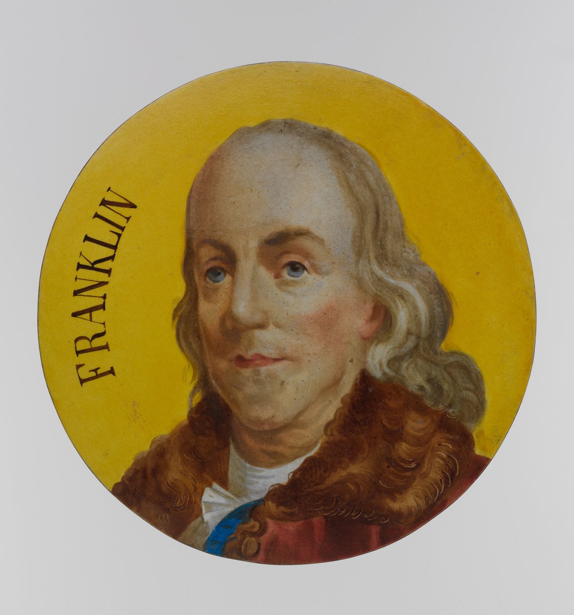 Benjamin Franklin (fajáns) od Unbekannt