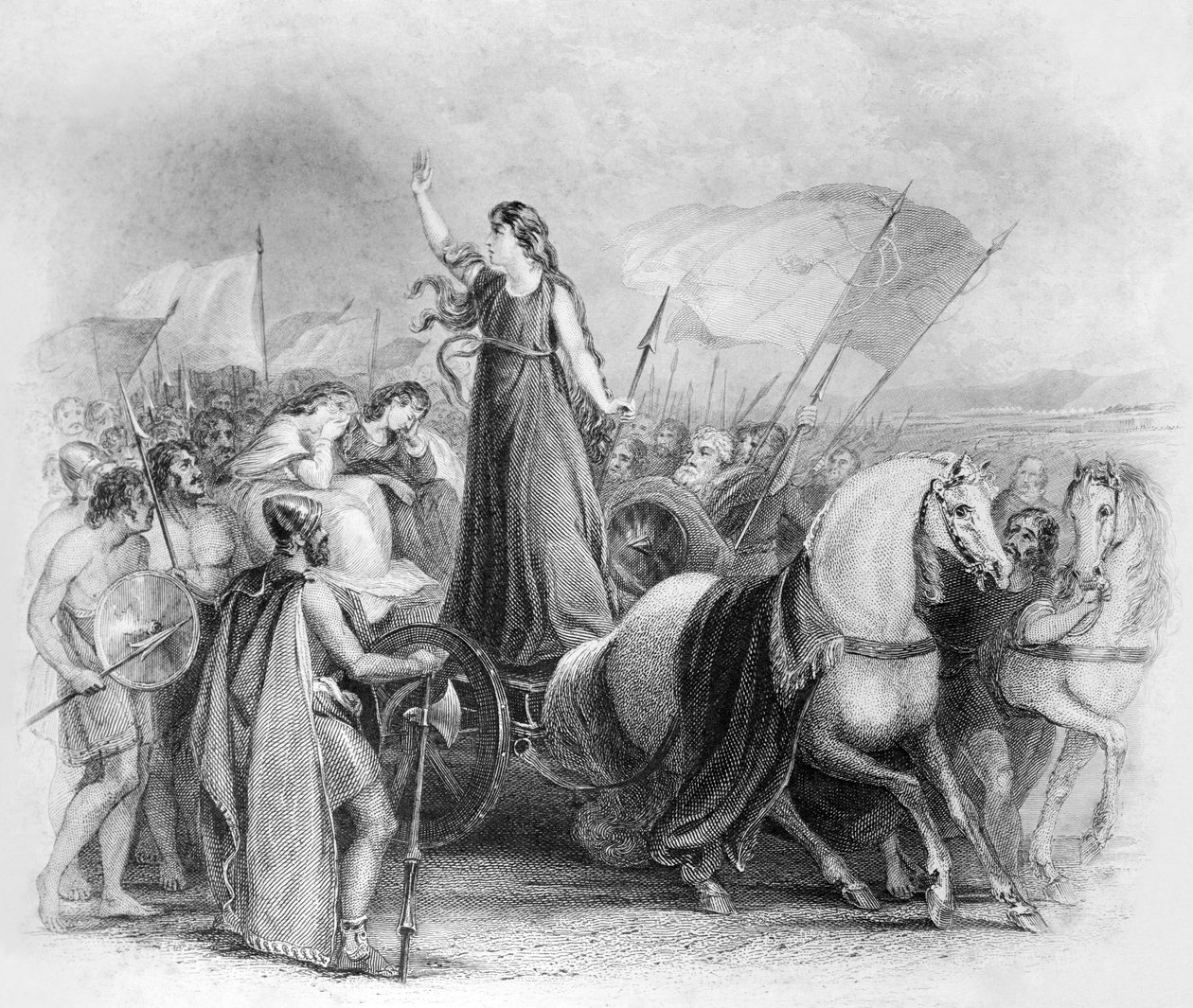 Boudica / Boadicea od Unbekannter Künstler