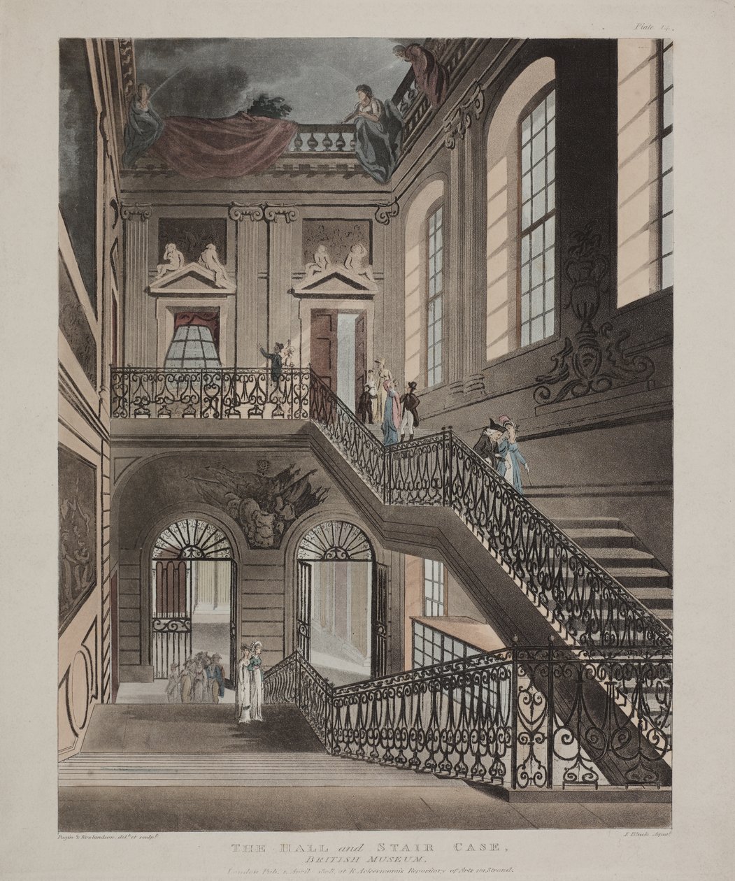 Britské muzeum, Holborn, 1808 od Unbekannt