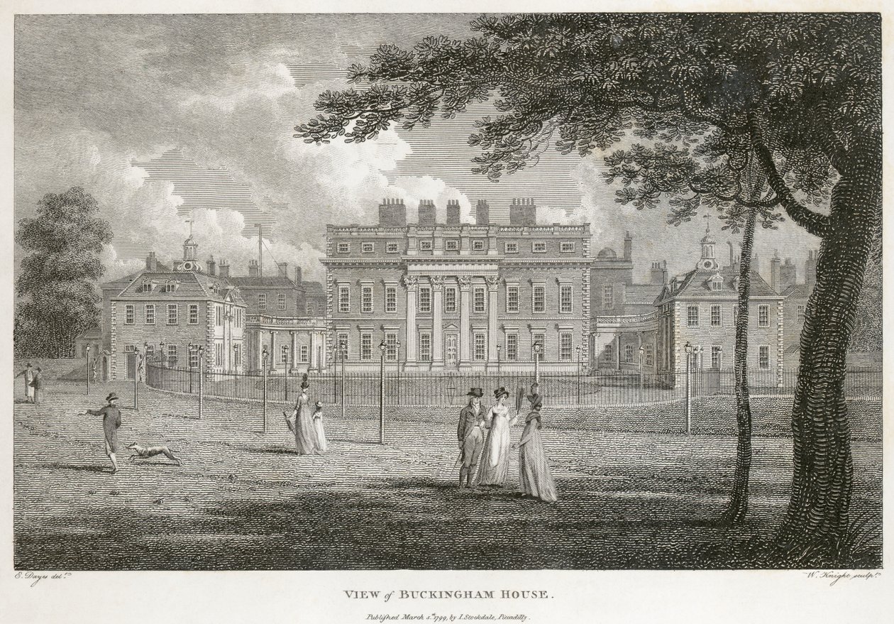 Buckinghamský palác od Unbekannter Künstler